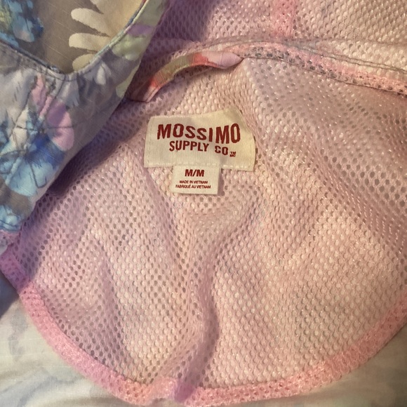 Floral Mossimo Supply Co. cotton canvas hooded jacket medium - Picture 4 of 4